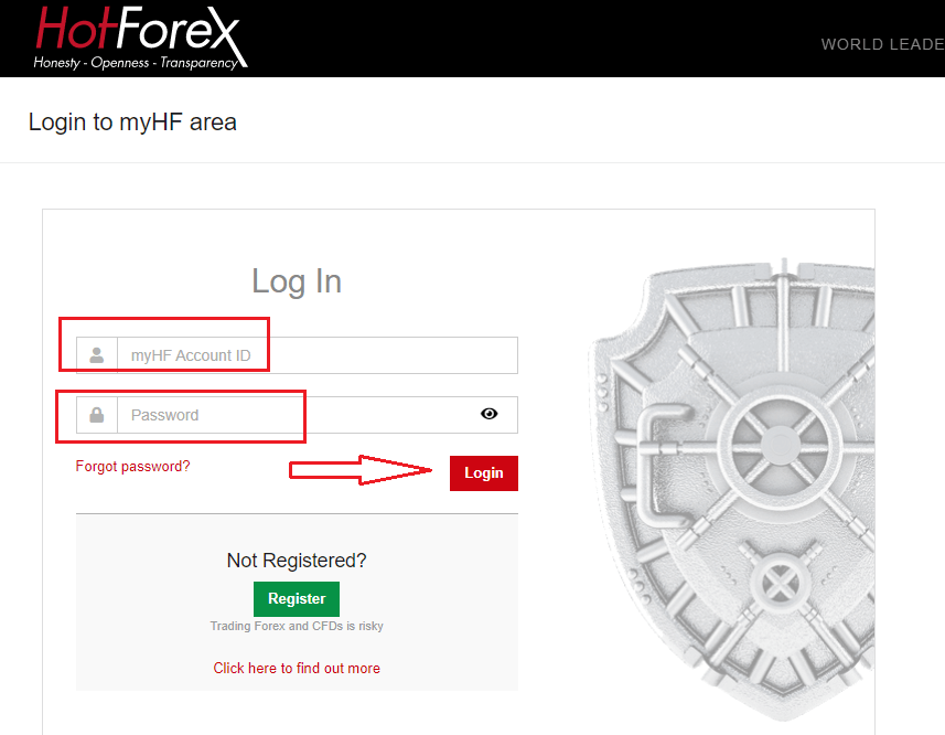 Как открыть счет и войти в HotForex Как открыть счет и войти в HotForex