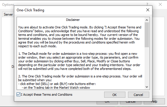วิธีใช้บริการ 'One Click Trading' ใน HotForex วิธีใช้บริการ 'One Click Trading' ใน HotForex
